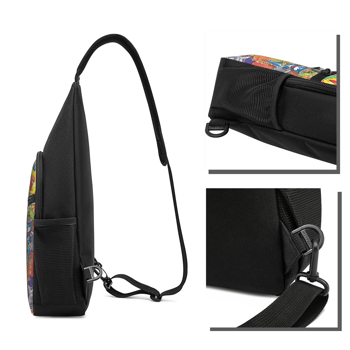 Super Zings Superthings Cartoo - Sling Backpack Shoulder ulasan dan harga