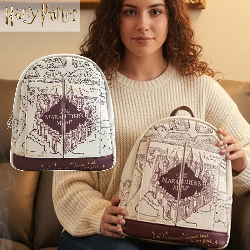 Harry Potter Map Printed Cospl - Mini Backpack Purse ulasan dan harga