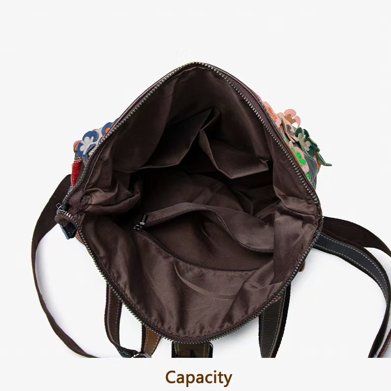 Vintage Women Genuine Leather  - Fashion Backpack Women ulasan dan harga