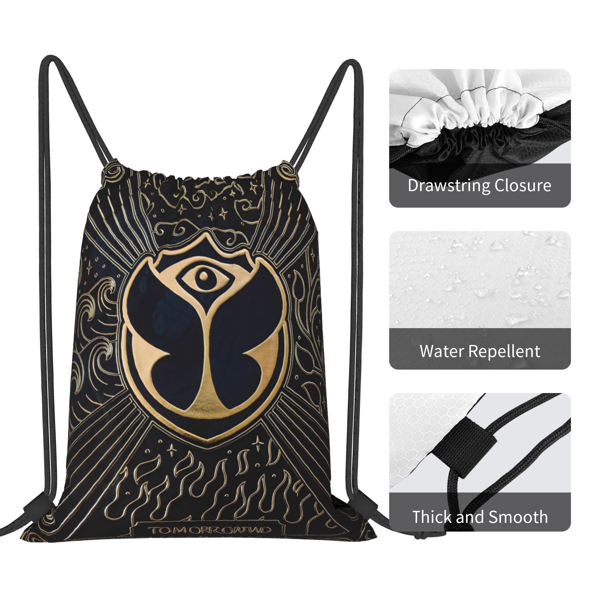 Tomorrowlands  Drawstring Back - Drawstring Gym Bag ulasan dan harga