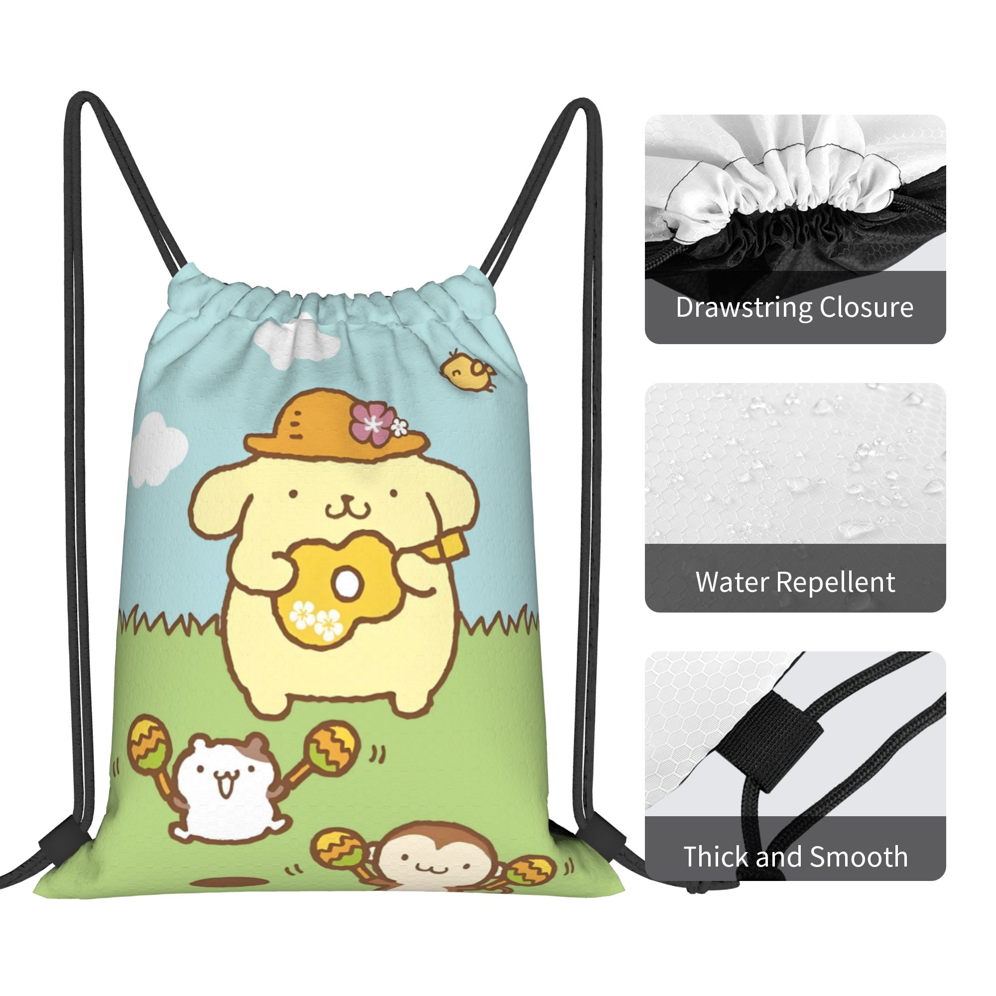 Custom P-Pompompurines Drawstr - Drawstring Gym Bag ulasan dan harga