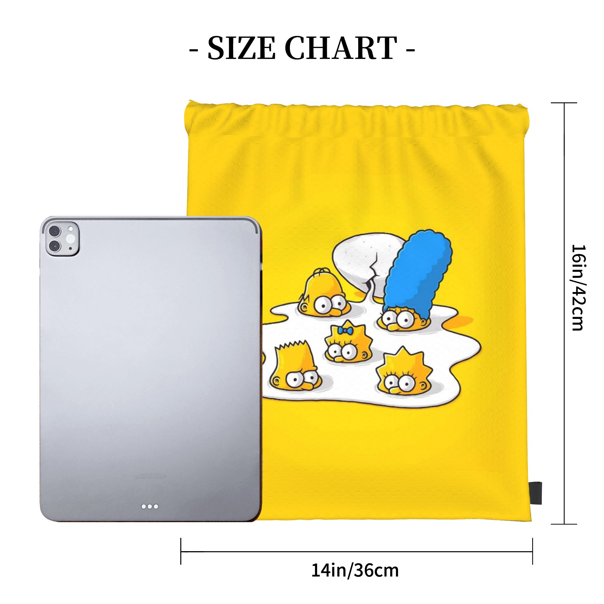 Simpsonsed Cartoon  Drawstring - Drawstring Gym Bag ulasan dan harga
