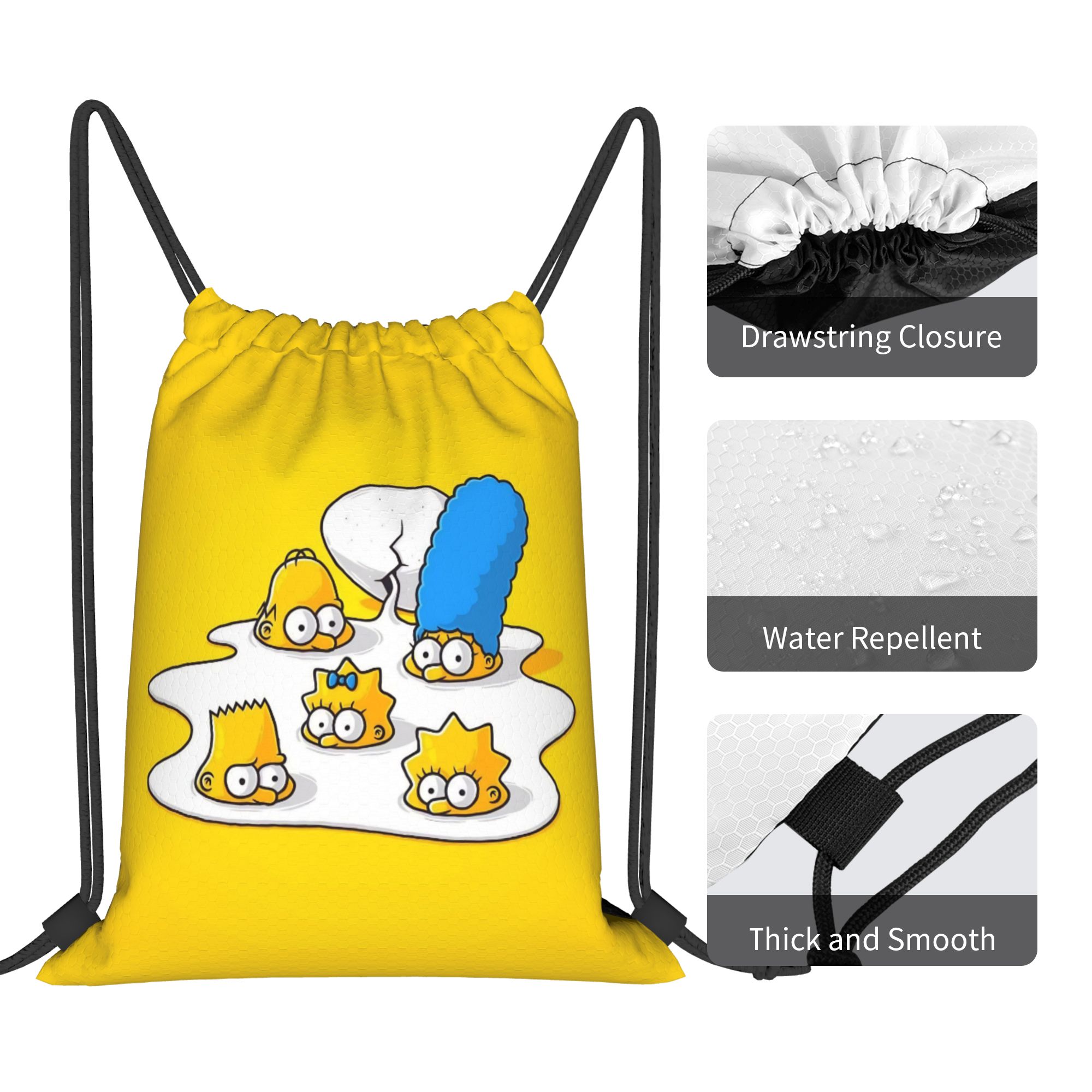 Simpsonsed Cartoon  Drawstring - Drawstring Gym Bag ulasan dan harga