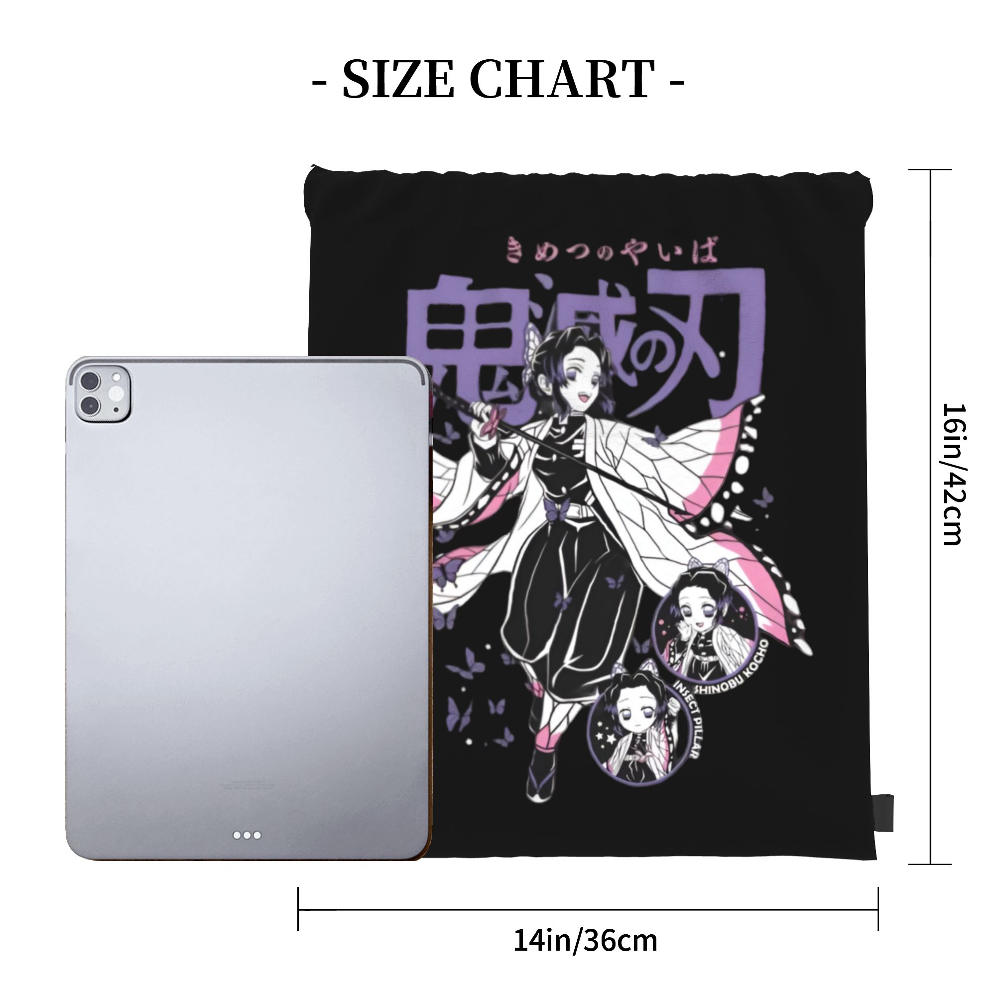 Custom Demon Slayers Drawstrin - Drawstring Gym Bag ulasan dan harga