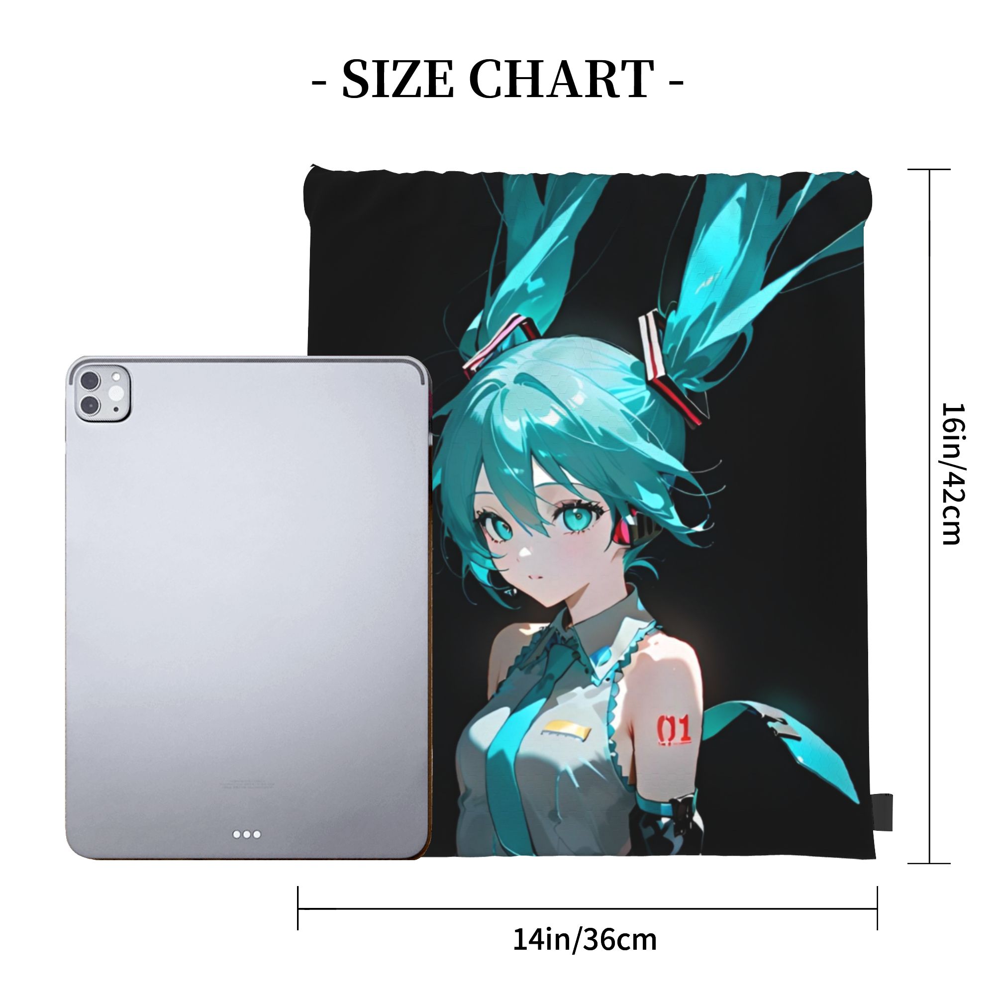 H-Hatsunes Mikus Bag Drawstrin - Drawstring Gym Bag ulasan dan harga